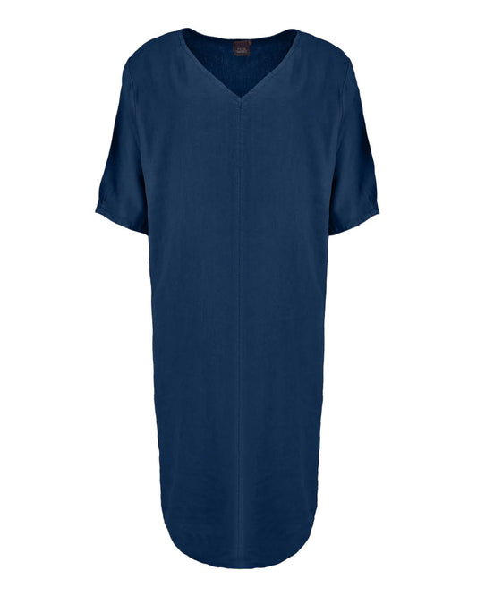 Jurk - Linde Linnen Uni | Inkt Blauw