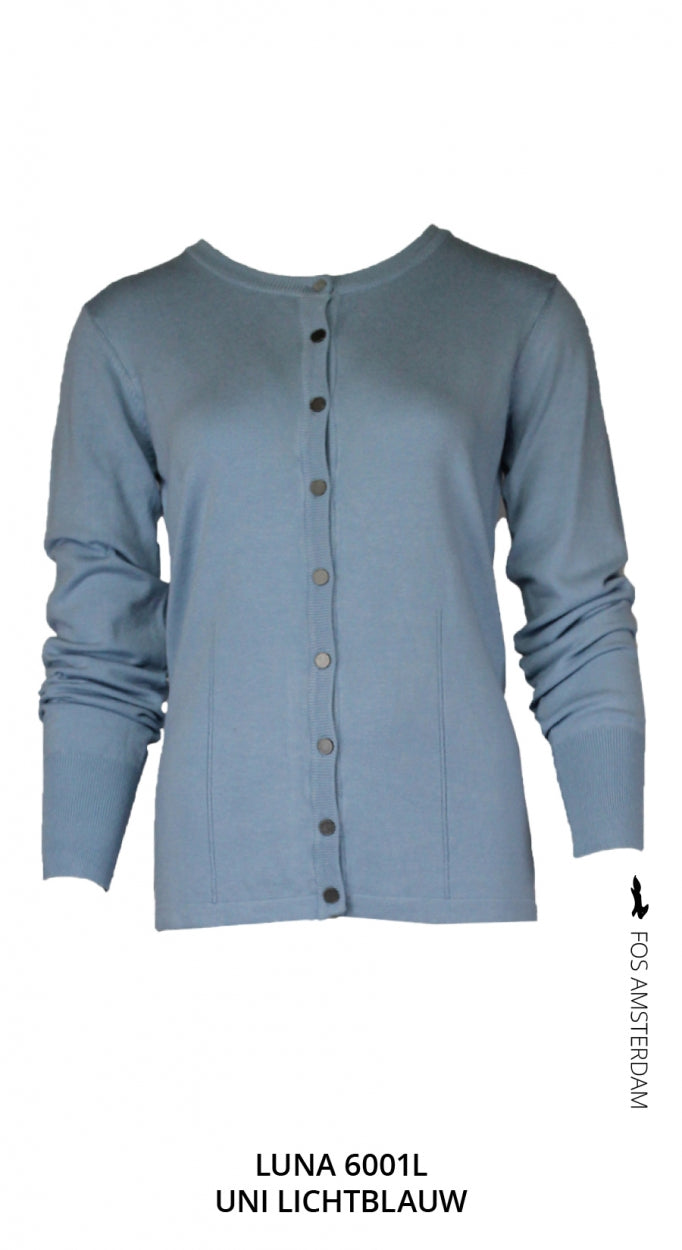 vest luna uni licht blauw