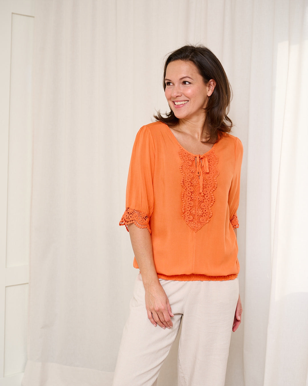 blouson mickey uni oranje