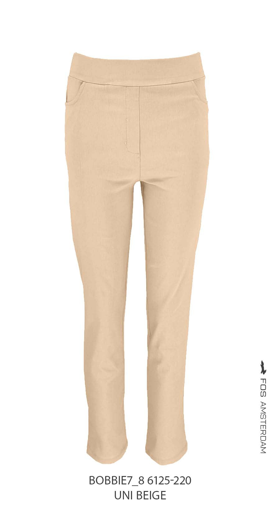 broek bobbie7_8 uni beige