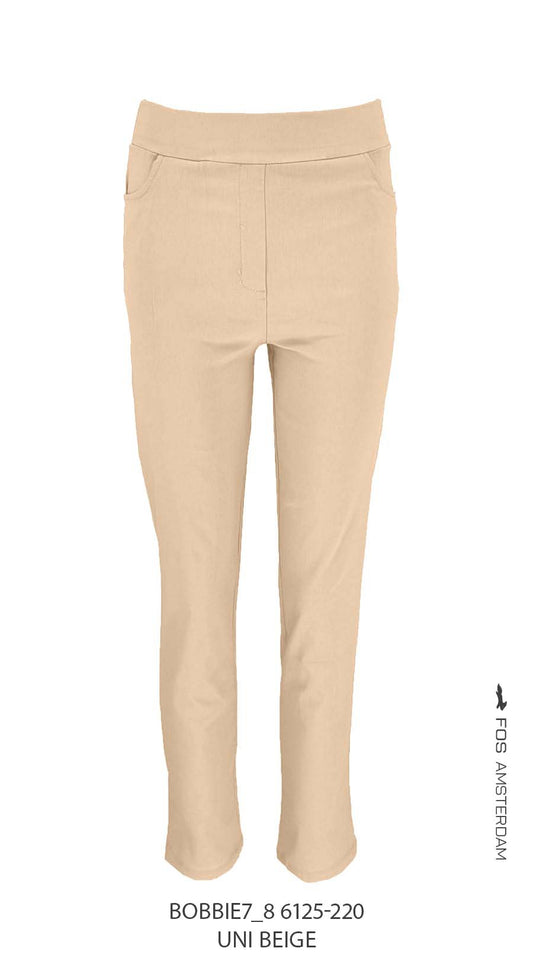 broek bobbie7_8 uni beige