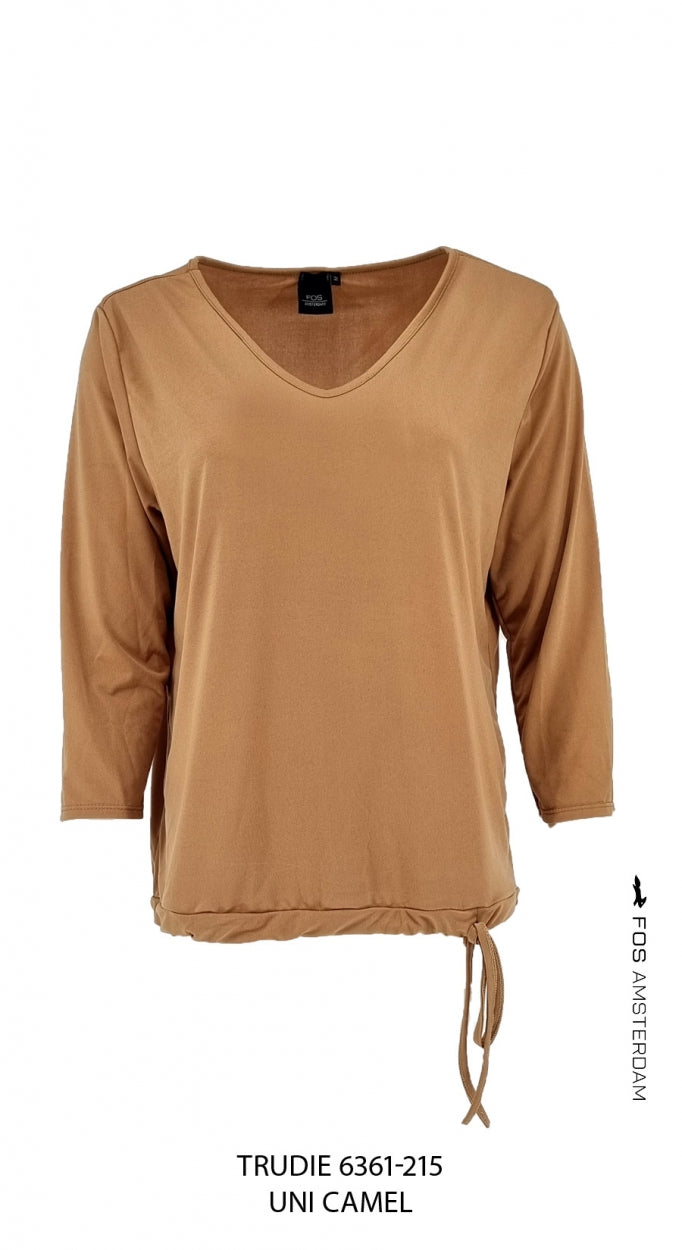 Trudie - Uni-ET 3/4 mouw | Camel