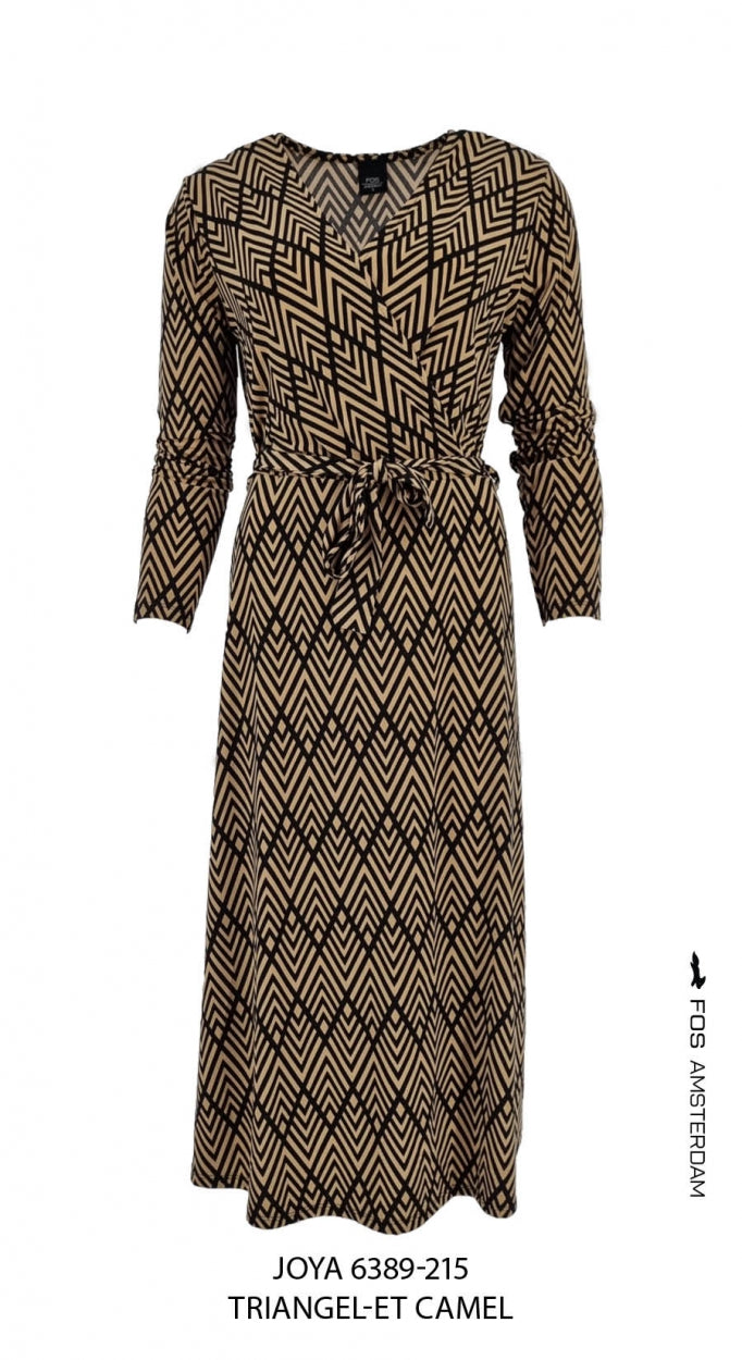 Jurk - Joya Triangel-ET | Camel