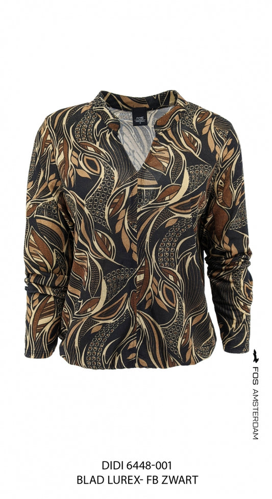 Didi - Blad Lurex-FB | Zwart