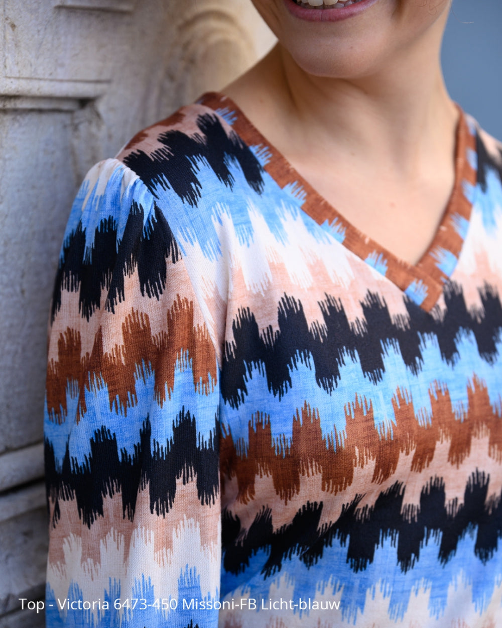 Victoria - Missoni-FB | Licht-Blauw