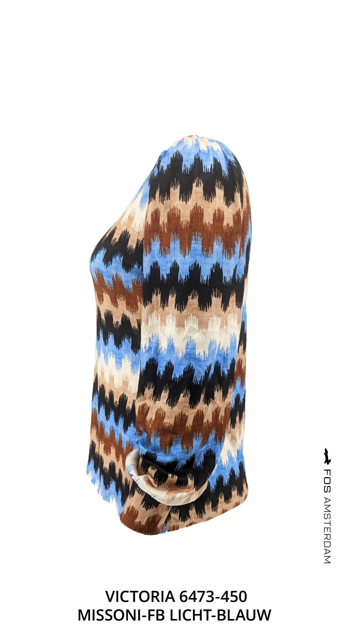 Victoria - Missoni-FB | Licht-Blauw