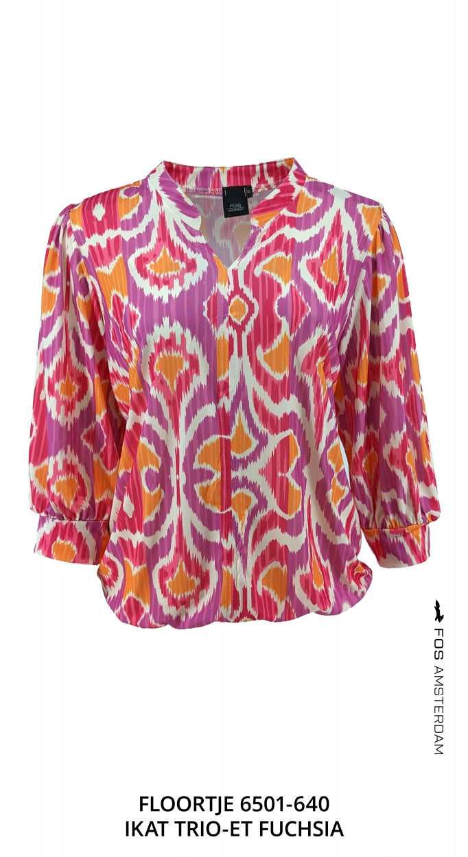 Floortje - Ikat Trio-ET | Fuchsia