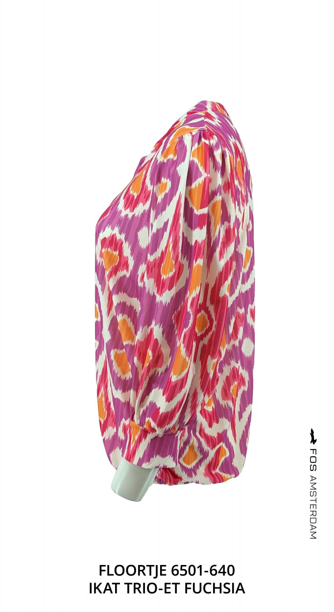 Floortje - Ikat Trio-ET | Fuchsia