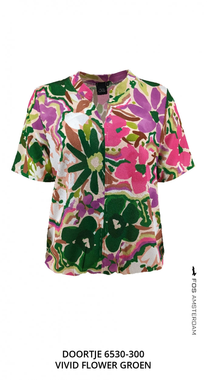 Doortje - Vivid Flower | Groen