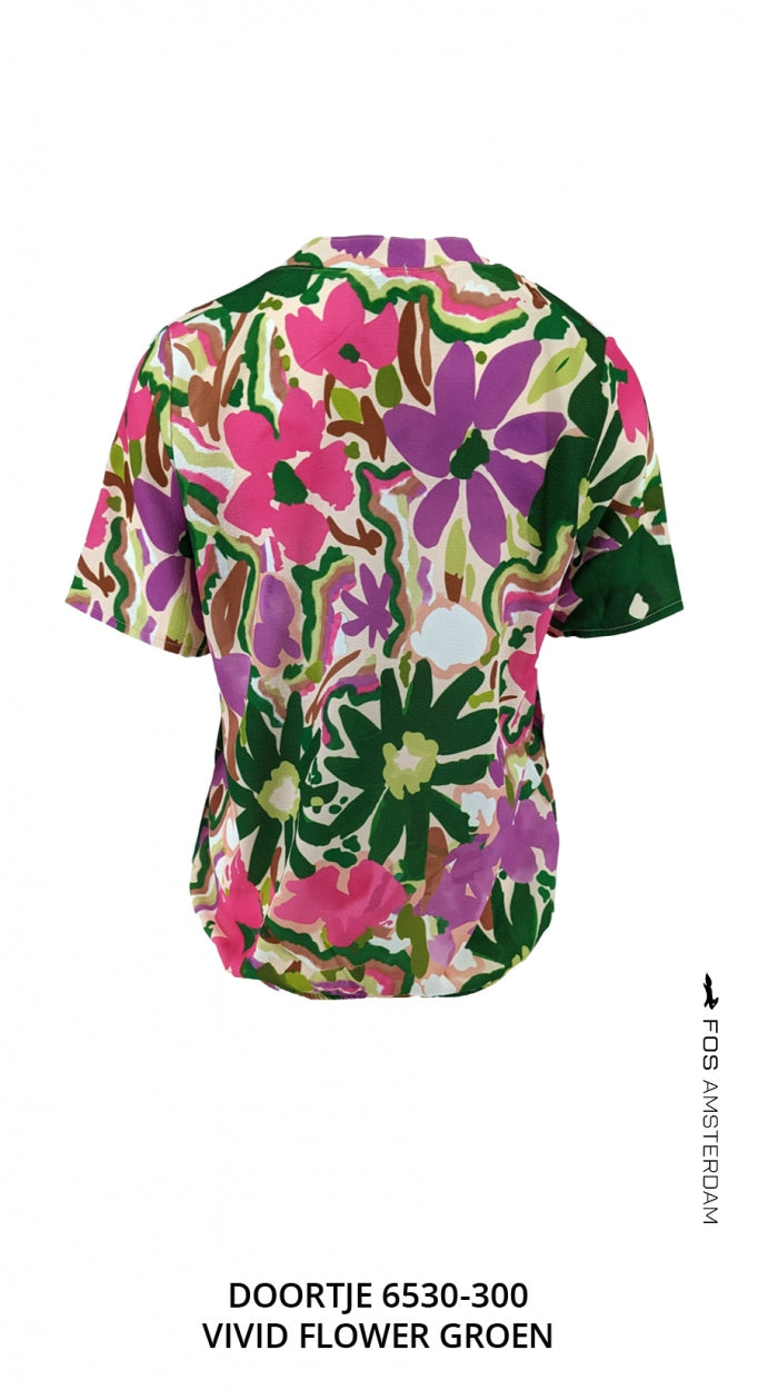 Doortje - Vivid Flower | Groen