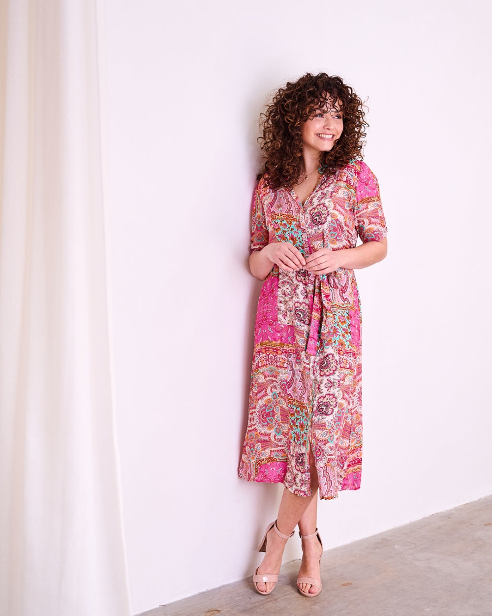 Donna - Paisley Patch | Fuchsia