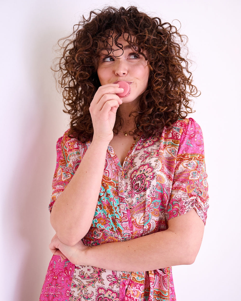 Donna - Paisley Patch | Fuchsia