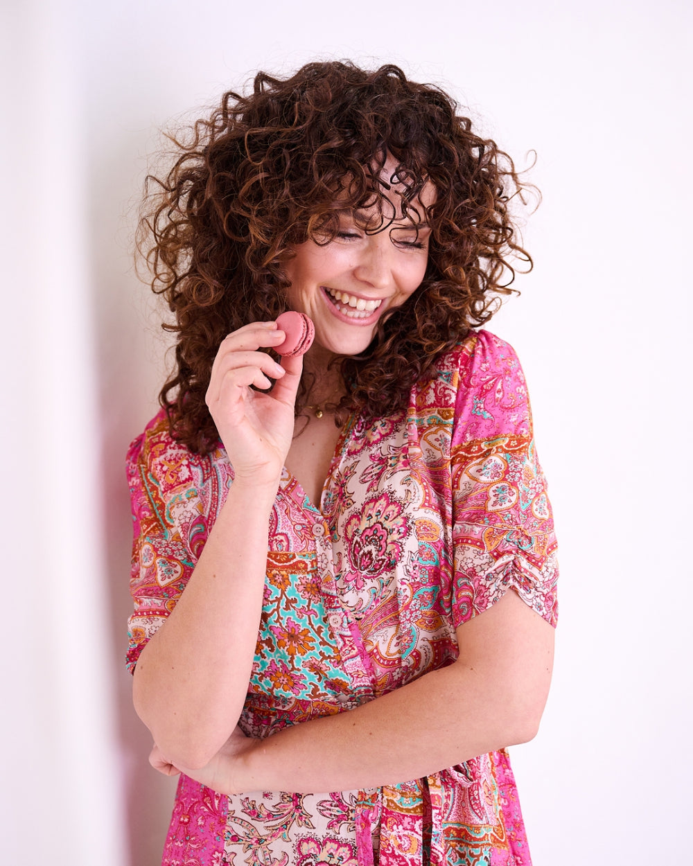 Donna - Paisley Patch | Fuchsia