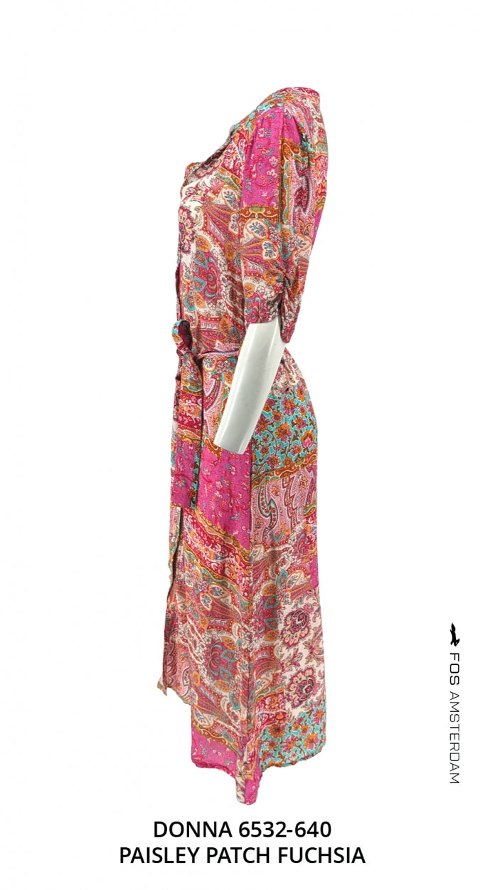 Donna - Paisley Patch | Fuchsia