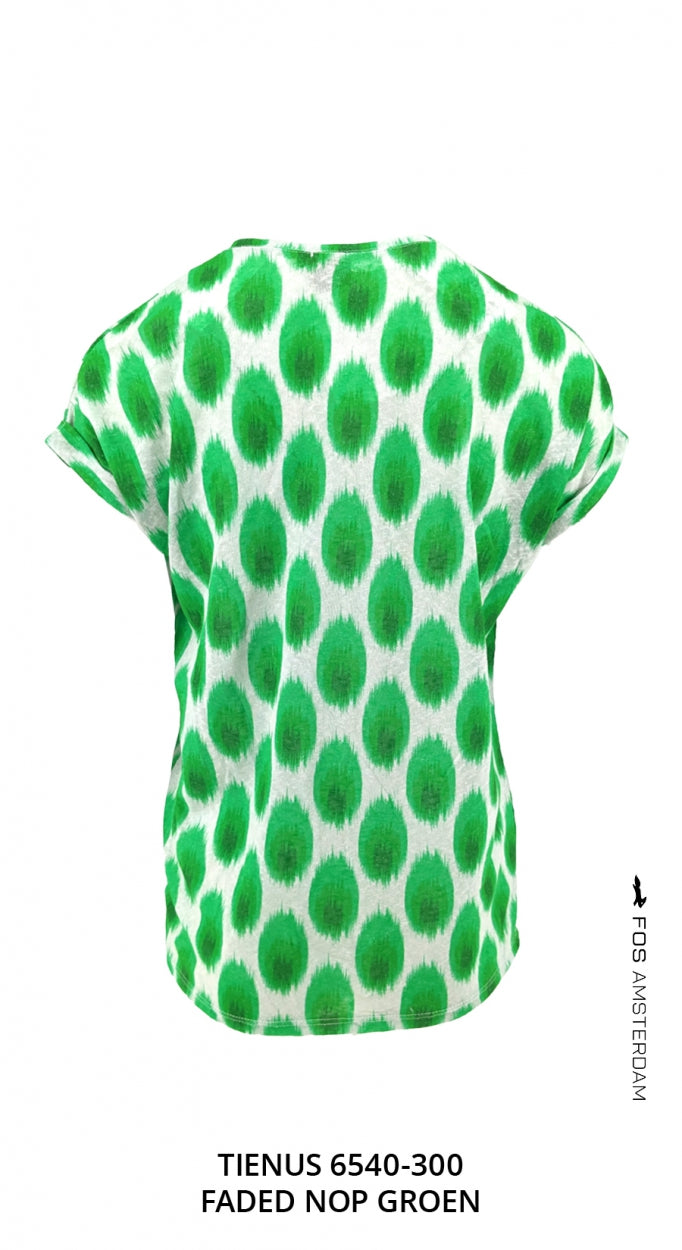 top tienus faded nop groen