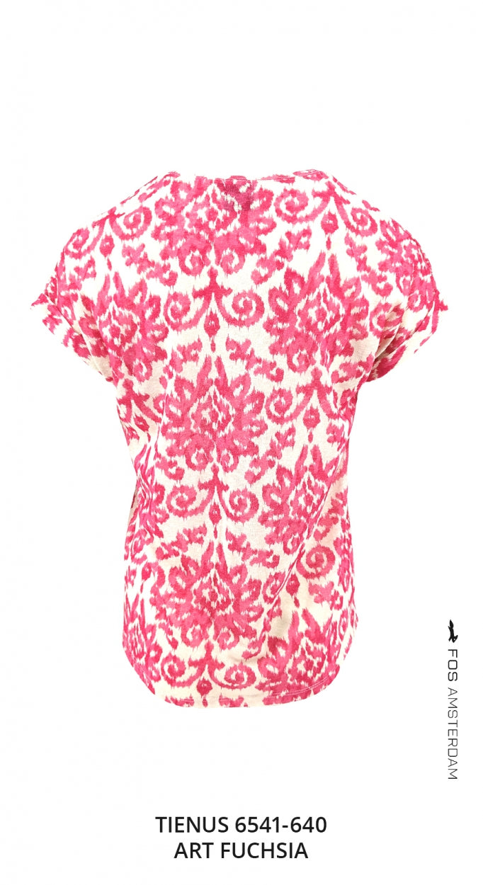 top tienus art fuchsia