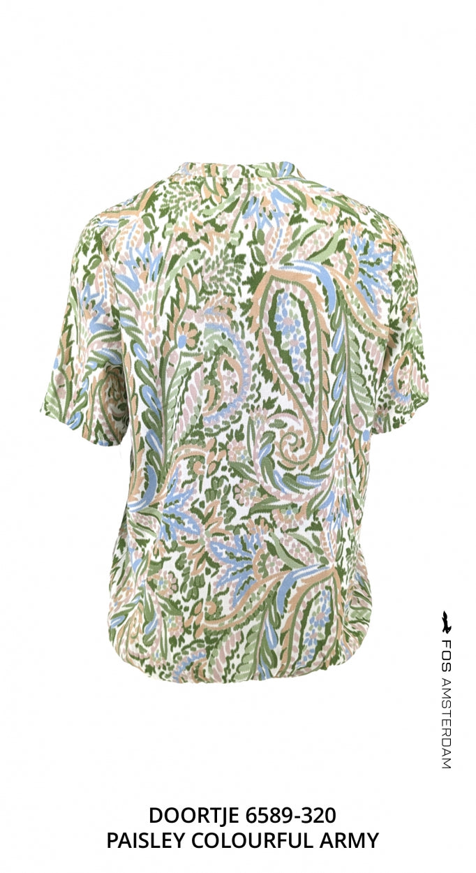 Doortje - Paisley Colourful | Army