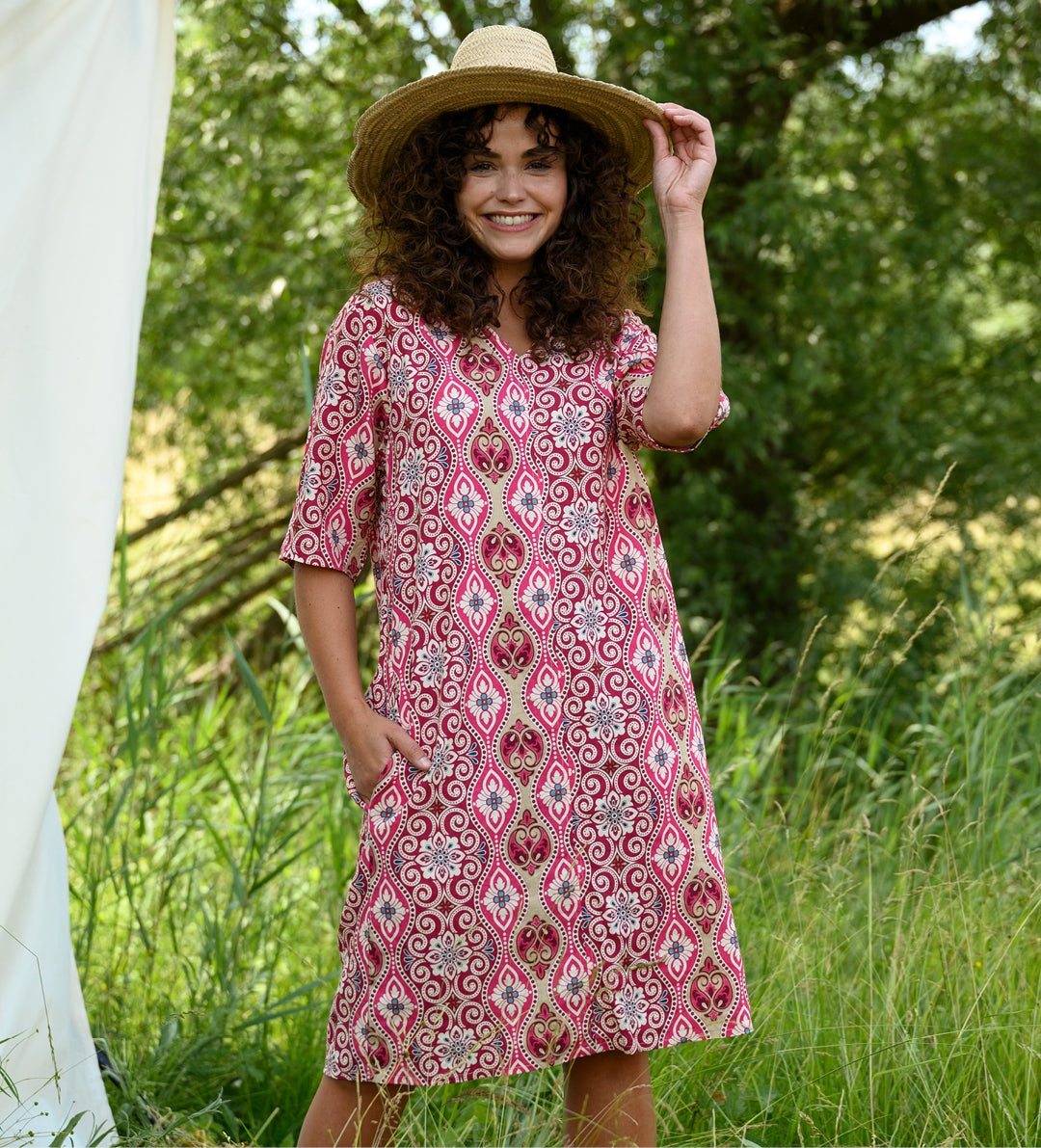 Linde - ornament | Fuchsia