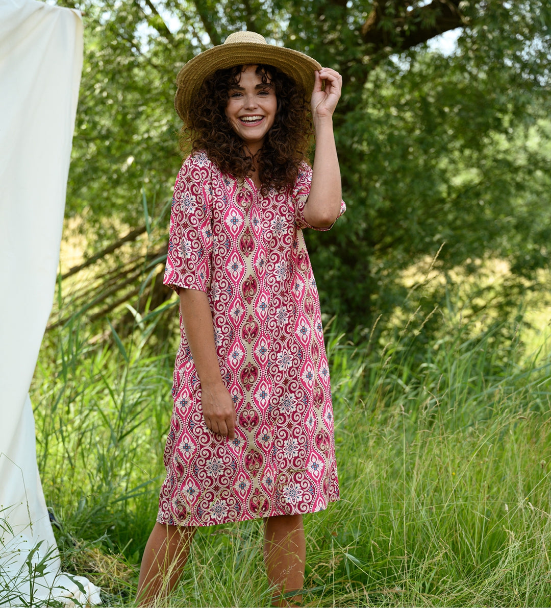 Linde - ornament | Fuchsia