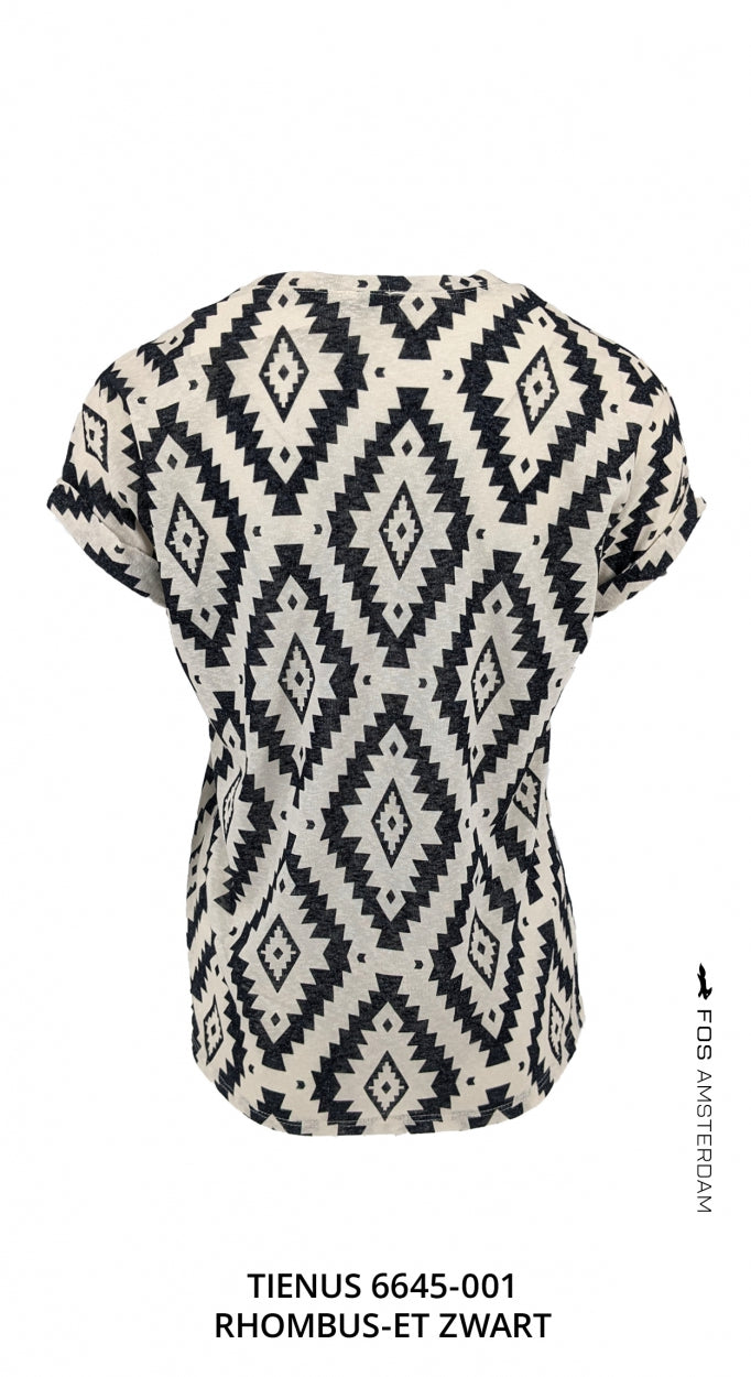 top tienus rhombus et zwart