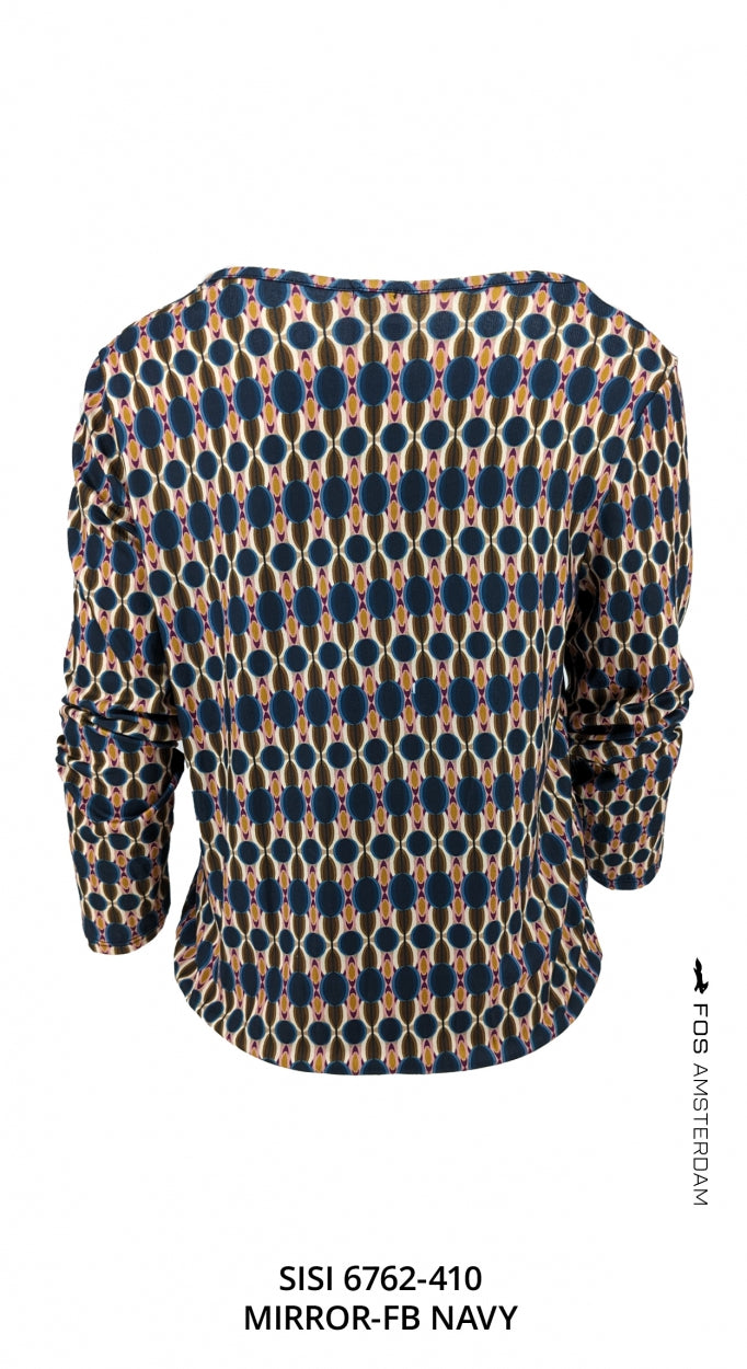 Sisi - Mirror-FB (lange mouw) | Navy