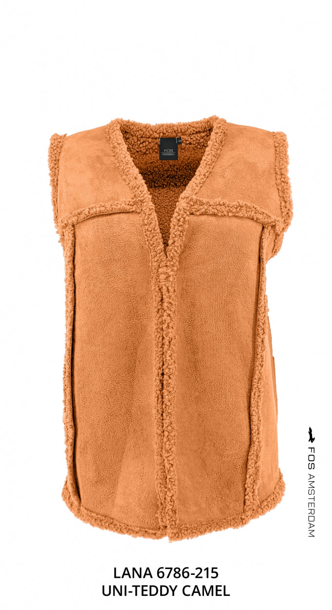 Lana - Uni-Teddy-Suede | Camel