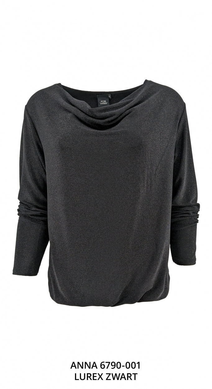 Anna - Lurex | Zwart