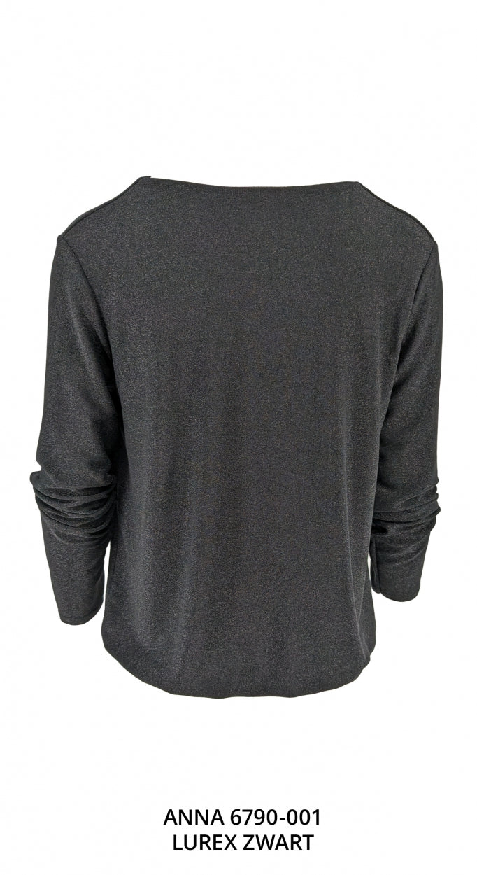 Anna - Lurex | Zwart