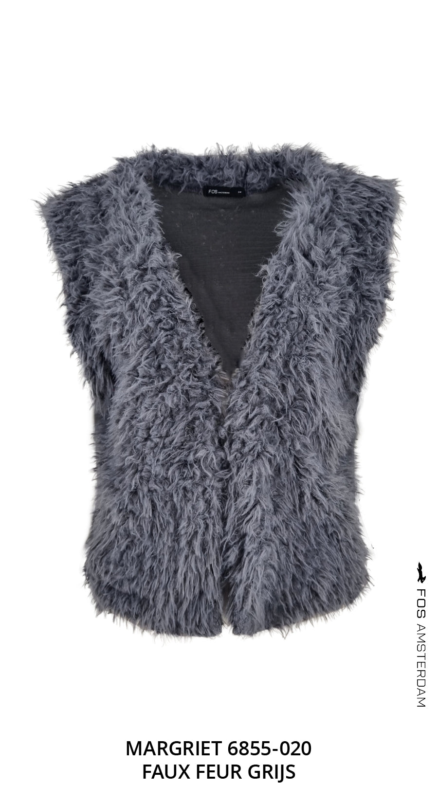 Gilet - Margriet Faux Fur | Grijs
