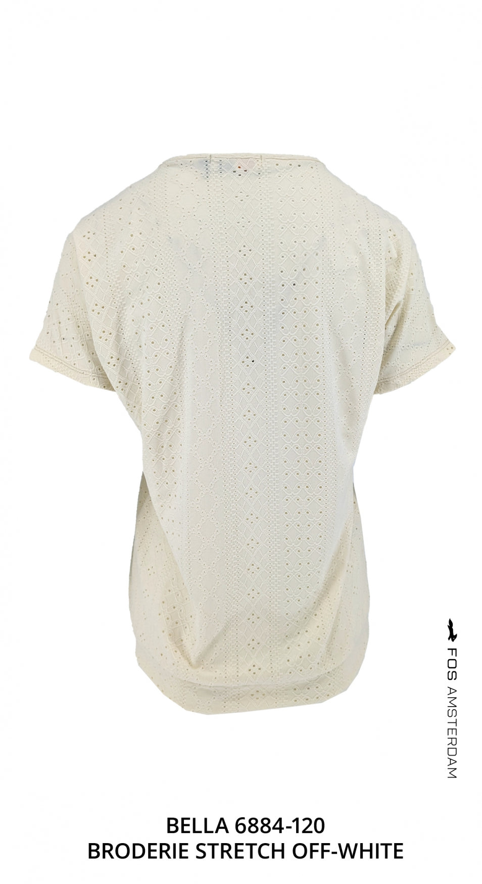 Bella - Broderie Stretch | Off-White