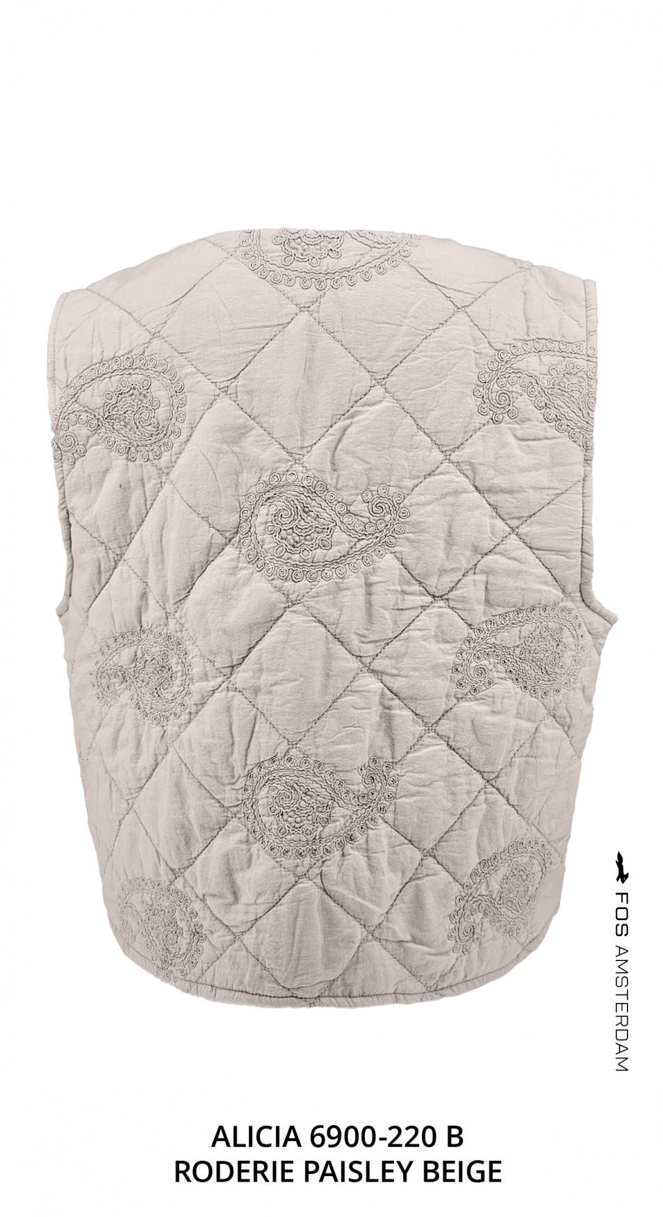 Alicia - Borderie Paisley | Beige