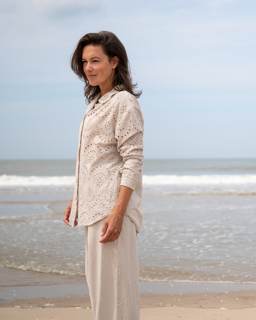 Maeve - Broderie | Beige