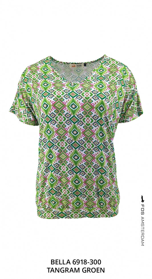 top bella tangram groen