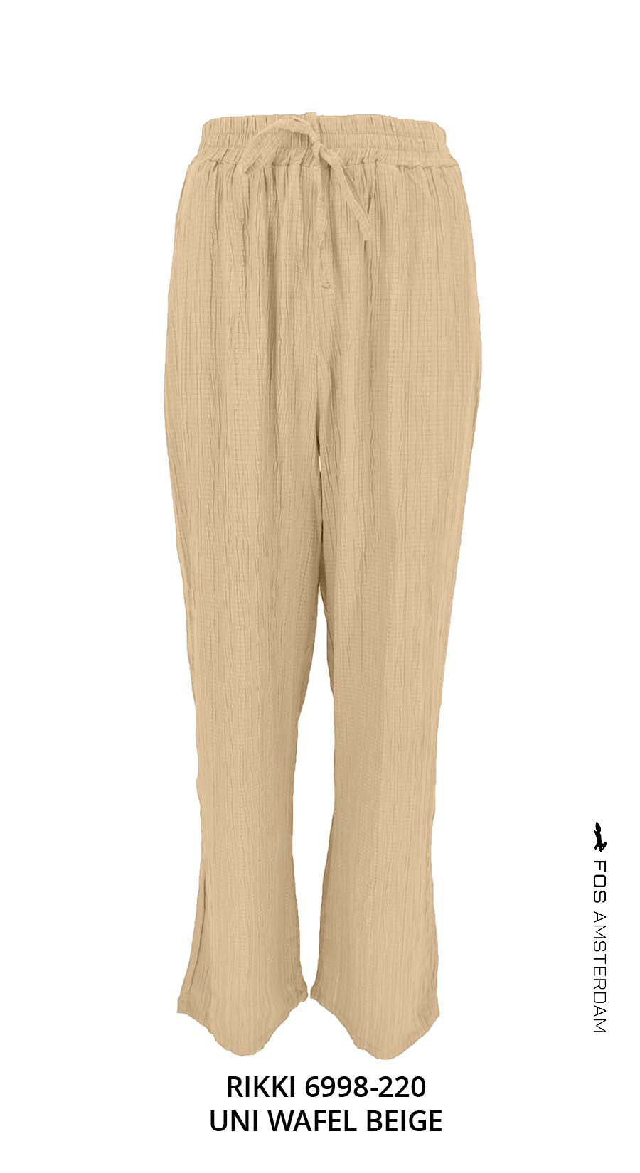 broek rikki uni boomschors beige