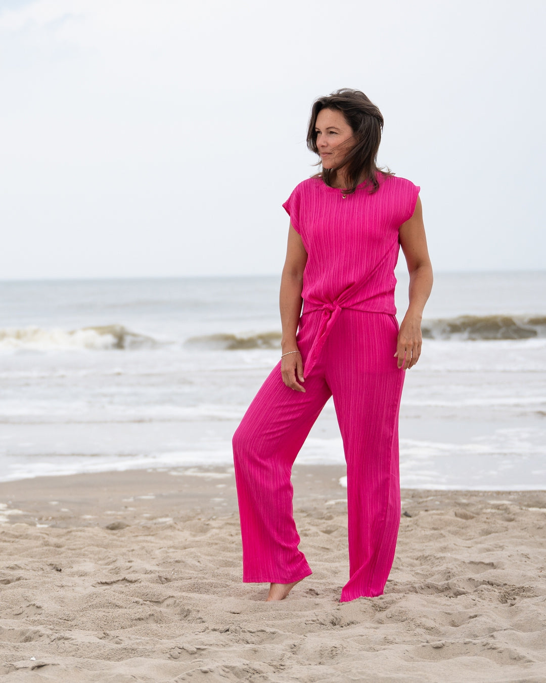 Broek - Rikki - Uni Boomschors | Fuchsia