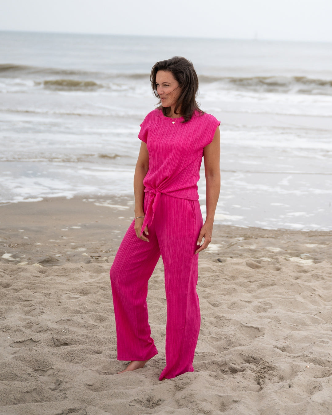 Broek - Rikki - Uni Boomschors | Fuchsia