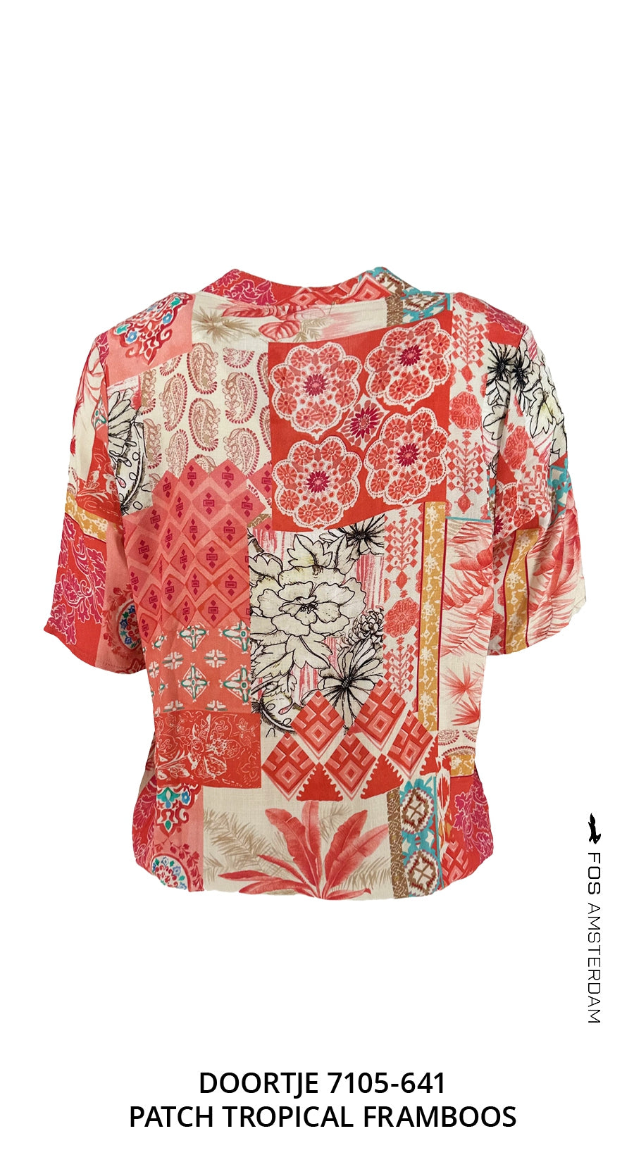 Doortje - Patch Tropical | Framboos