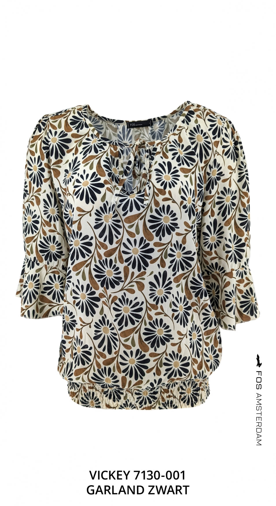 top vickey garland zwart