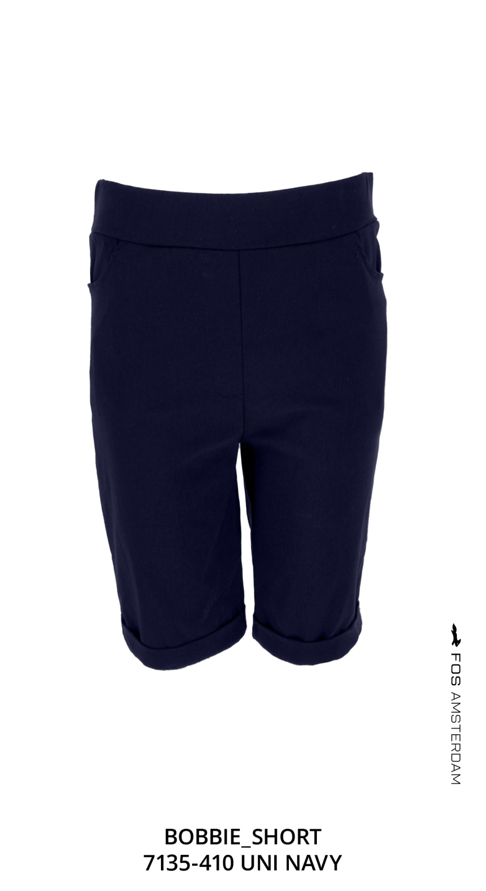 broek bobbie short uni navy