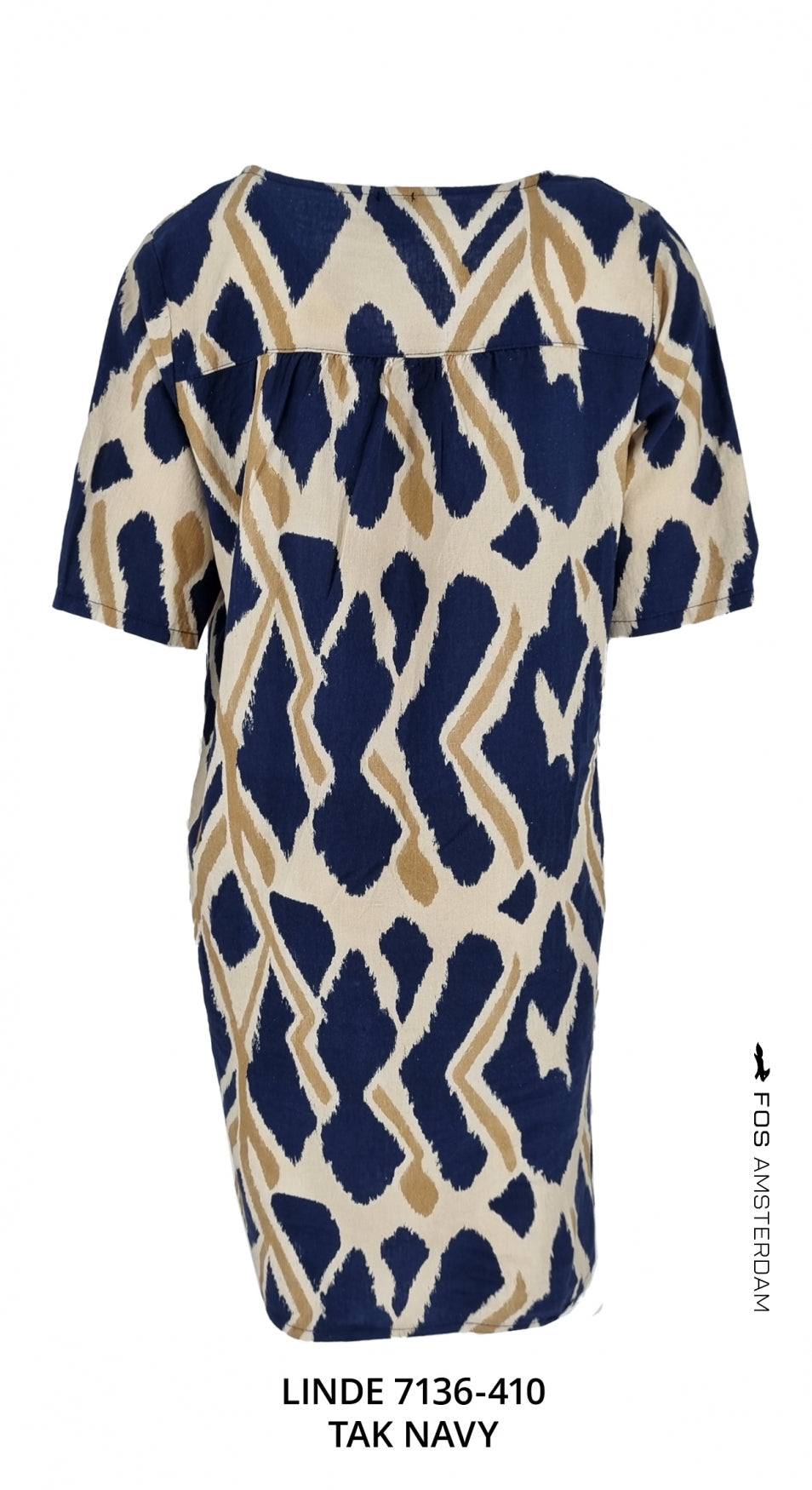 jurk linde tak navy