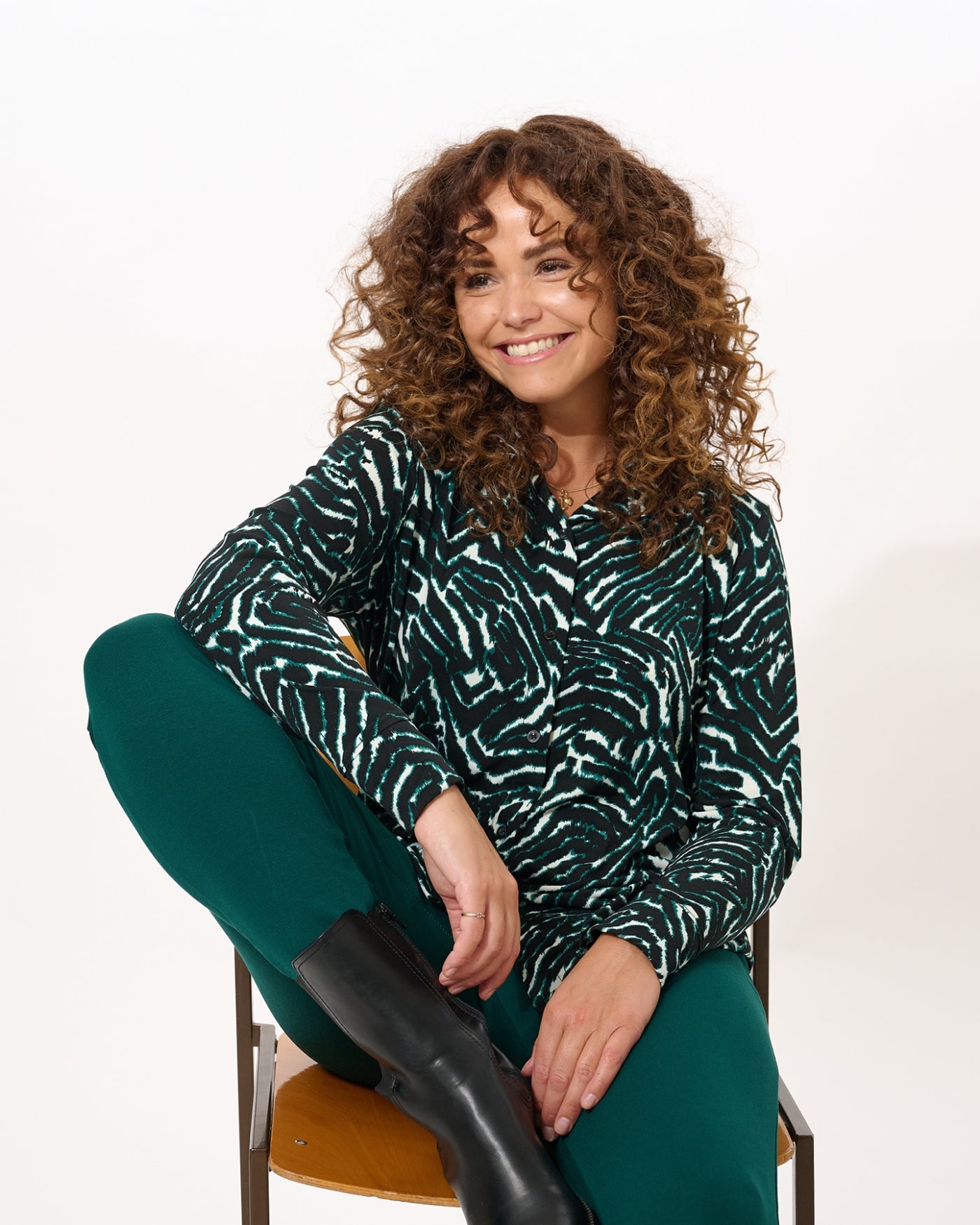 Olivia - Zebra-ET | Bottle Green