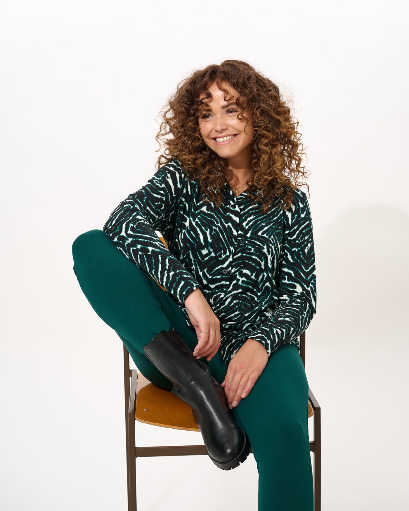Olivia - Zebra-ET | Bottle Green