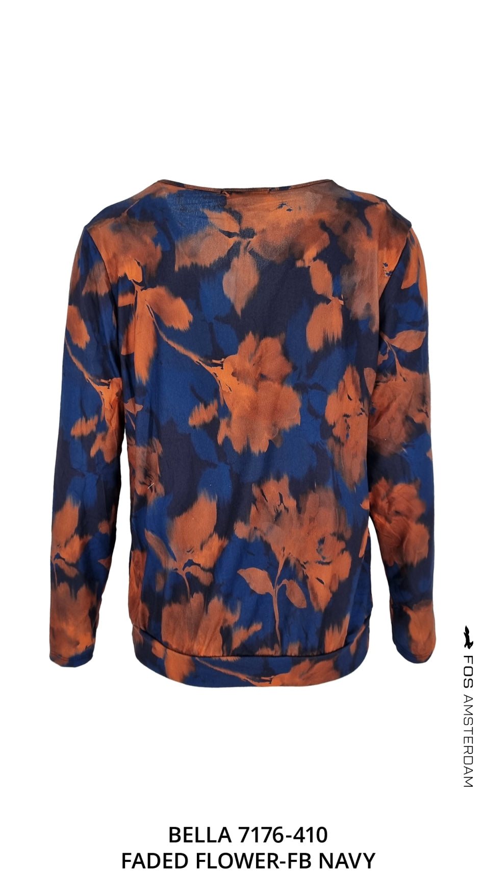 Bella - Faded Flower-FB | Navy