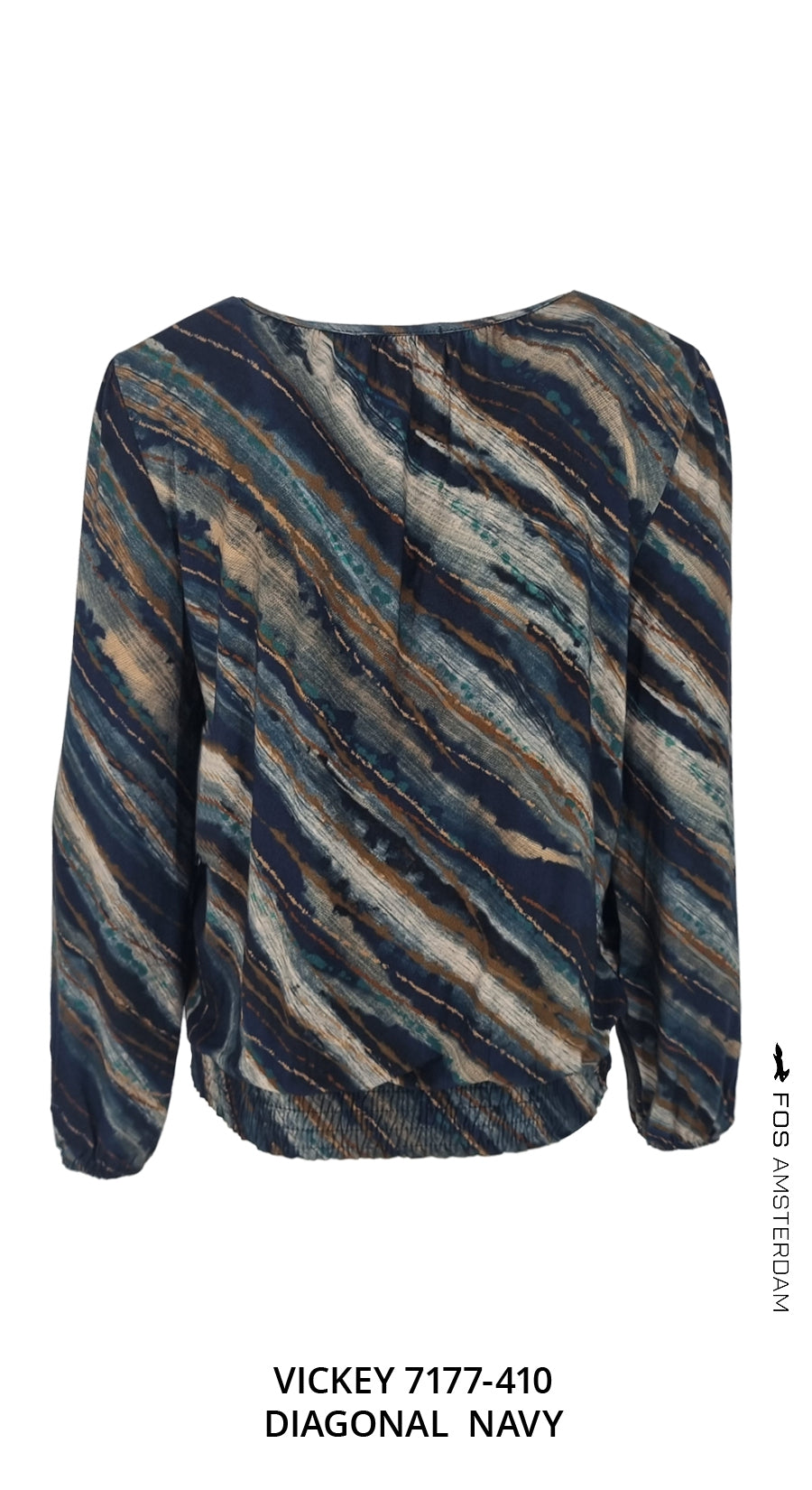 Vickey - Diagonal | Navy