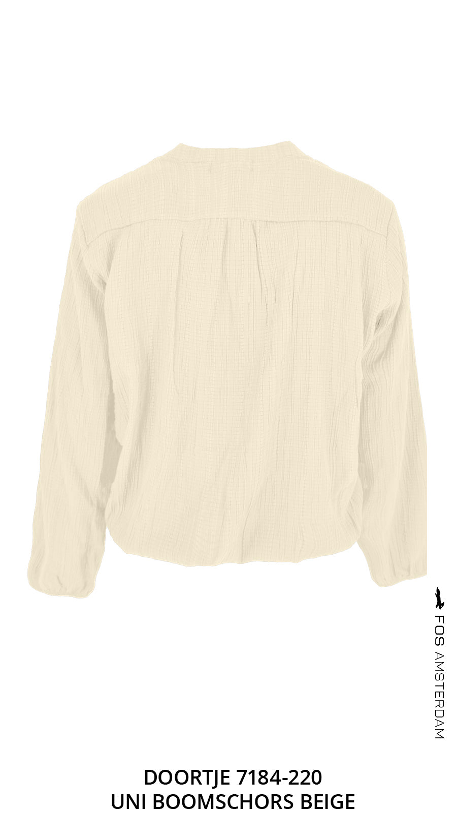Top - Doortje Uni Boomschors | Beige Tops & Blouses