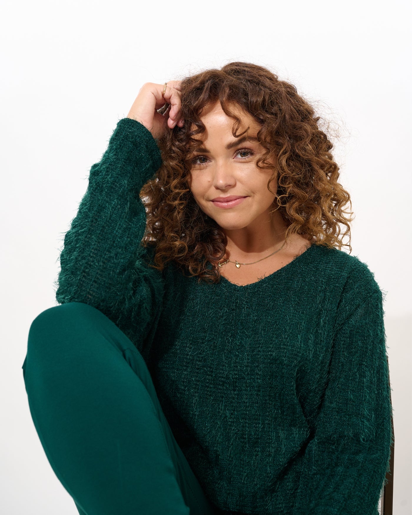 Bella - Chenille | Bottle Green