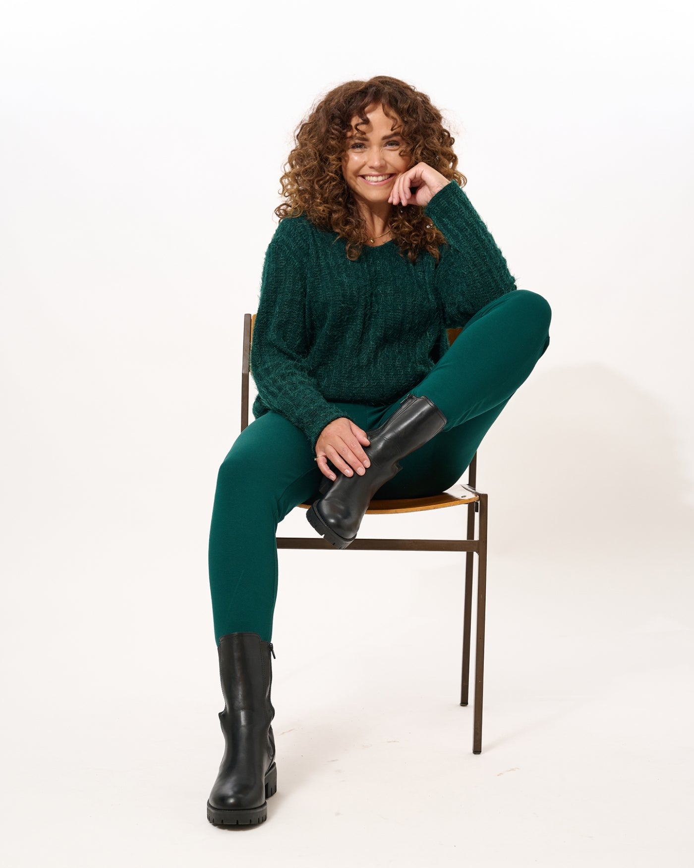 Bella - Chenille | Bottle Green