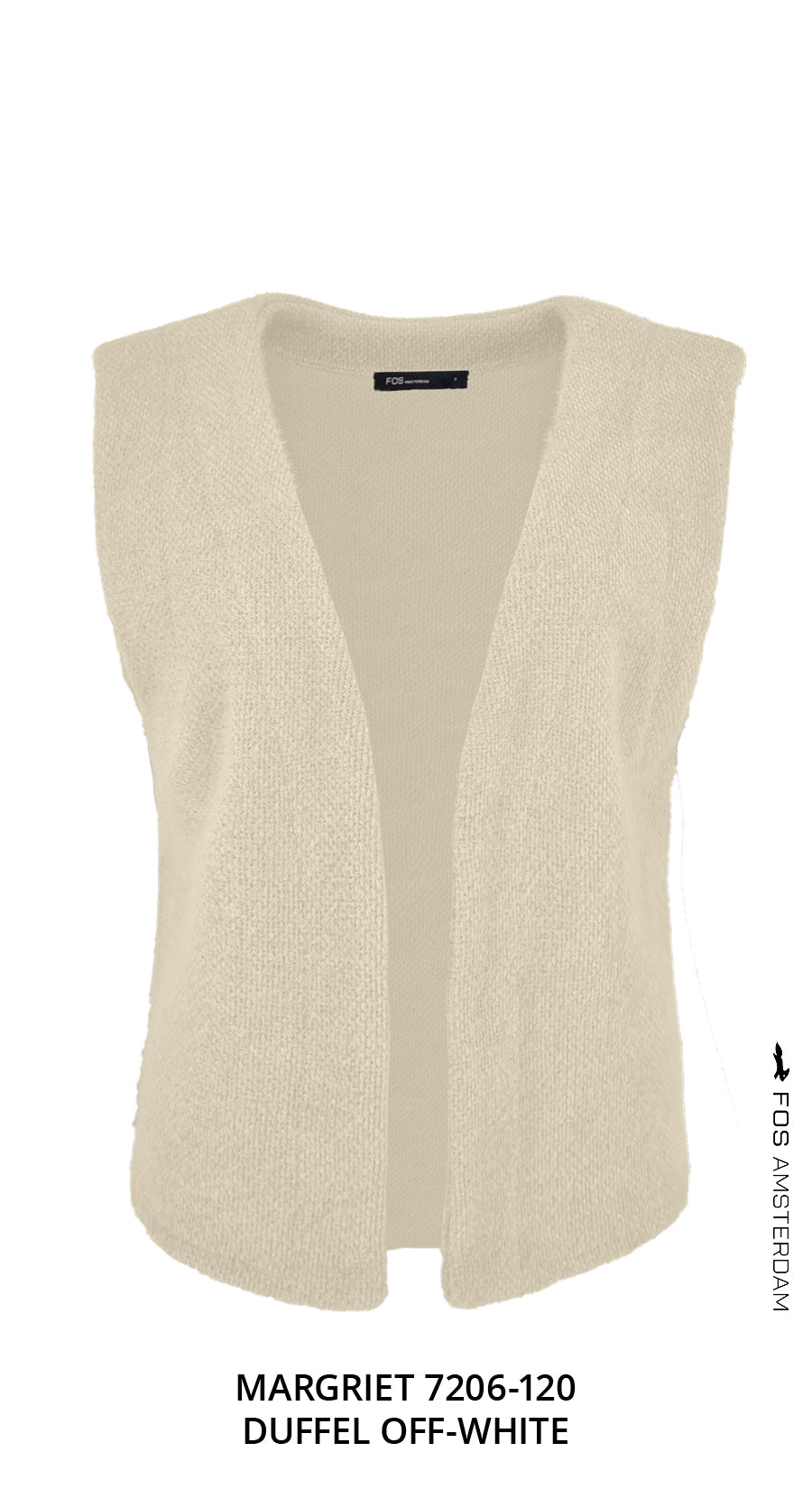 Gilet - Margriet Duffel Lurex | Off-White Gilets