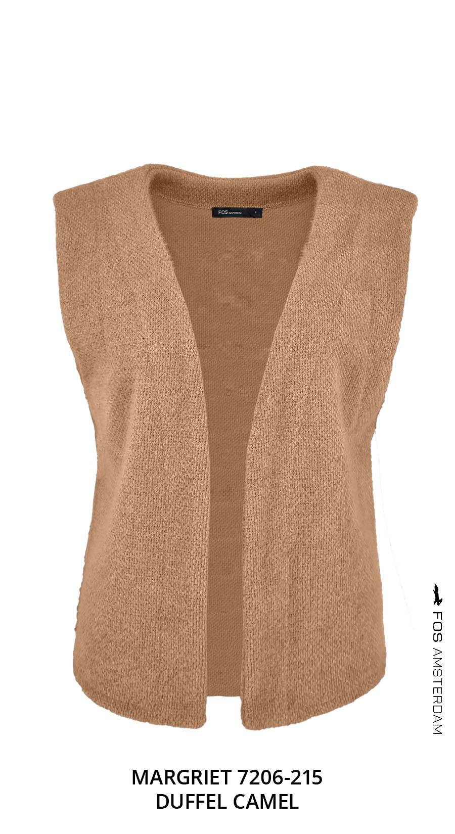 Gilet - Margriet Duffel Lurex | Camel