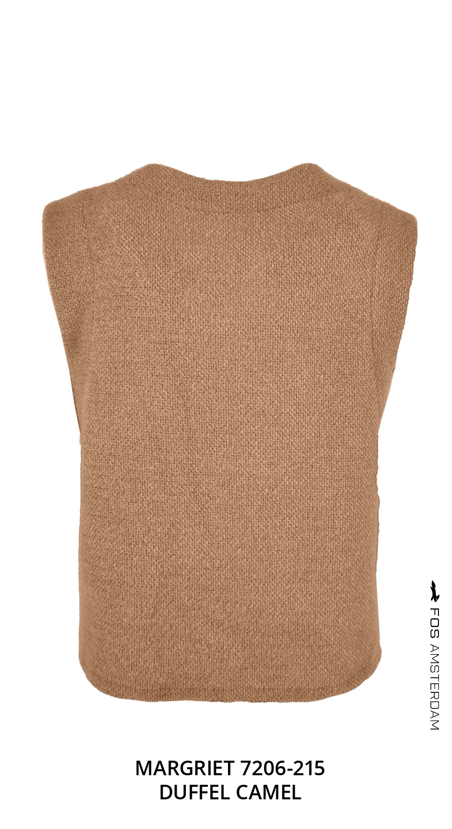 Gilet - Margriet Duffel Lurex | Camel